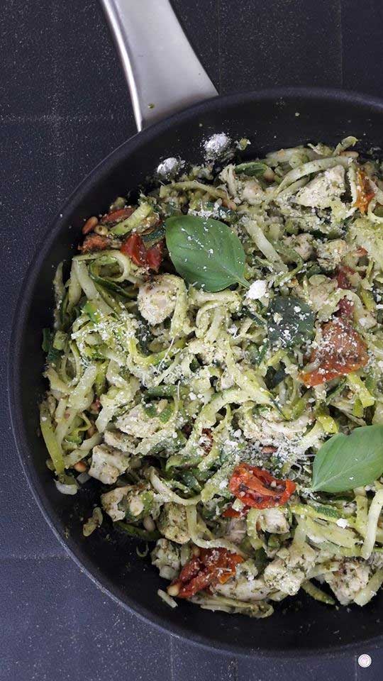 Recept pasta pesto