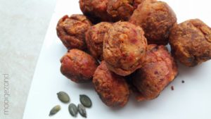 zoete aardappel, vegan, vegetarisch, vegan balletjes, kruiden, pompoenpitten