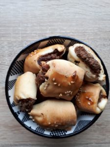 vegetarisch borrelhapje, vega, champignon, bladerdeeg